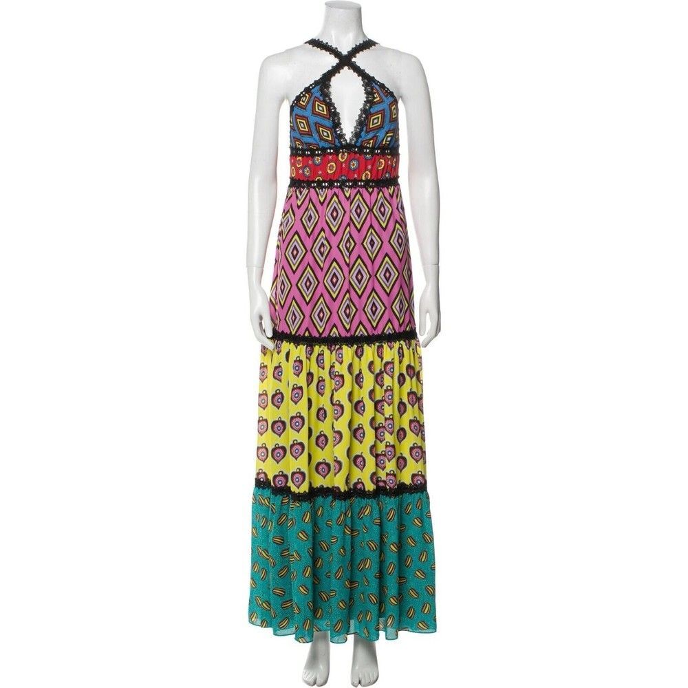NWT Alice + Olivia  Maxi Dress $595 Sz 2 - Picture 8 of 14